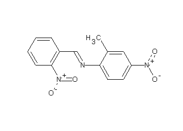 (2-methyl-4-nitrophenyl)(2-nitrobenzylidene)amine