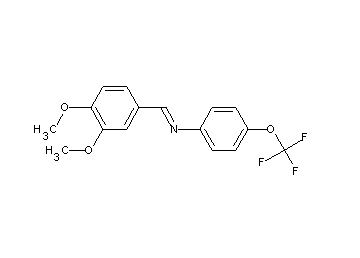 N-(3,4-dimethoxybenzylidene)-4-(trifluoromethoxy)aniline - Click Image to Close