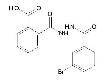 2-{[2-(3-bromobenzoyl)hydrazino]carbonyl}benzoic acid