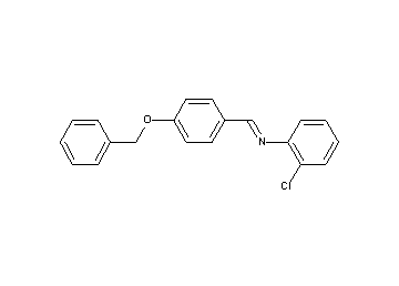 N-[4-(benzyloxy)benzylidene]-2-chloroaniline