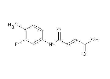 4-[(3-fluoro-4-methylphenyl)amino]-4-oxo-2-butenoic acid