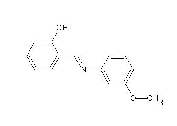 2-{[(3-methoxyphenyl)imino]methyl}phenol