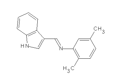 N-(1H-indol-3-ylmethylene)-2,5-dimethylaniline