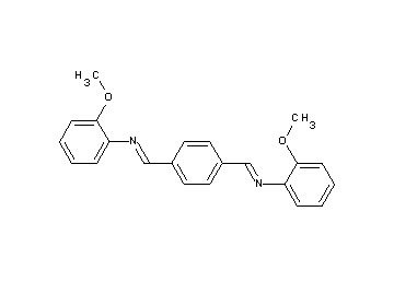 N,N'-[1,4-phenylenedi(methylylidene)]bis(2-methoxyaniline)