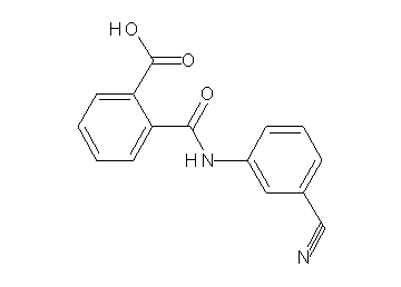 2-{[(3-cyanophenyl)amino]carbonyl}benzoic acid