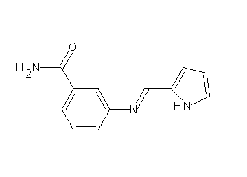 3-[(1H-pyrrol-2-ylmethylene)amino]benzamide
