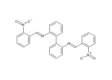 N,N'-bis(2-nitrobenzylidene)-2,2'-biphenyldiamine