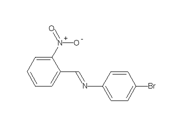 (4-bromophenyl)(2-nitrobenzylidene)amine (4-bromophenyl)(2-nitrobenzylidene)amine