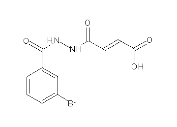4-[2-(3-bromobenzoyl)hydrazino]-4-oxo-2-butenoic acid