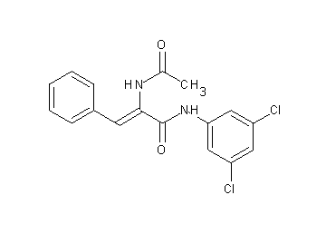 2-(acetylamino)-N-(3,5-dichlorophenyl)-3-phenylacrylamide