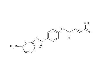 4-{[4-(6-methyl-1,3-benzothiazol-2-yl)phenyl]amino}-4-oxo-2-butenoic acid