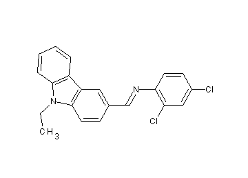 (2,4-dichlorophenyl)[(9-ethyl-9H-carbazol-3-yl)methylene]amine