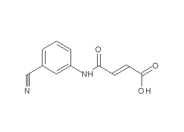 4-[(3-cyanophenyl)amino]-4-oxo-2-butenoic acid