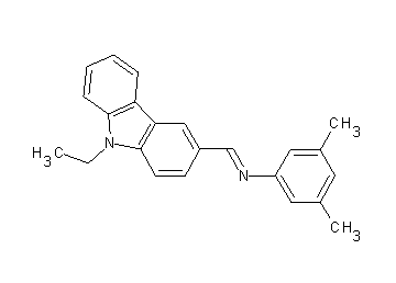 N-[(9-ethyl-9H-carbazol-3-yl)methylene]-3,5-dimethylaniline