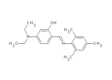 5-(diethylamino)-2-[(mesitylimino)methyl]phenol