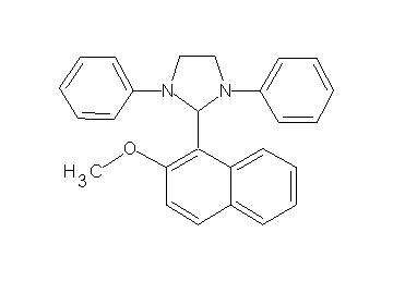2-(2-methoxy-1-naphthyl)-1,3-diphenylimidazolidine