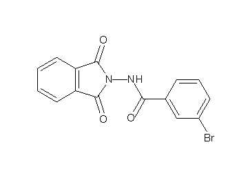 3-bromo-N-(1,3-dioxo-1,3-dihydro-2H-isoindol-2-yl)benzamide