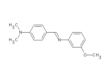 N-[4-(dimethylamino)benzylidene]-3-methoxyaniline