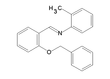N-[2-(benzyloxy)benzylidene]-2-methylaniline