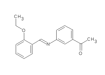 1-{3-[(2-ethoxybenzylidene)amino]phenyl}ethanone