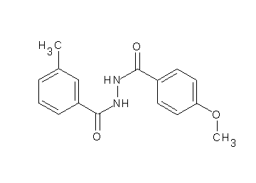 N'-(4-methoxybenzoyl)-3-methylbenzohydrazide