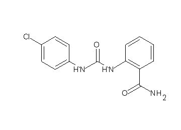 2-({[(4-chlorophenyl)amino]carbonyl}amino)benzamide
