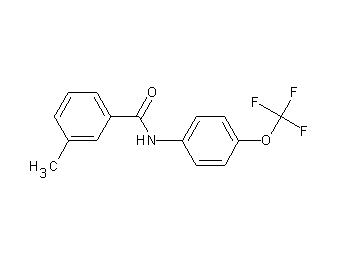 3-methyl-N-[4-(trifluoromethoxy)phenyl]benzamide