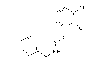 N'-(2,3-dichlorobenzylidene)-3-iodobenzohydrazide - Click Image to Close