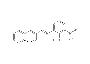 (2-methyl-3-nitrophenyl)(2-naphthylmethylene)amine