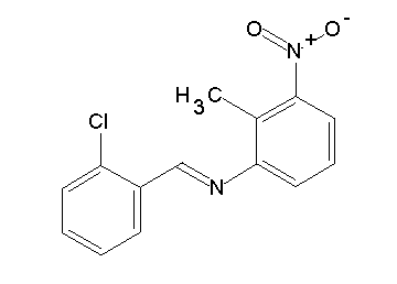 N-(2-chlorobenzylidene)-2-methyl-3-nitroaniline