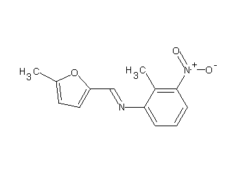 2-methyl-N-[(5-methyl-2-furyl)methylene]-3-nitroaniline