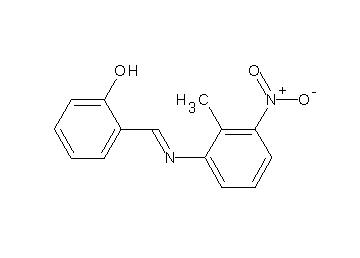 2-{[(2-methyl-3-nitrophenyl)imino]methyl}phenol