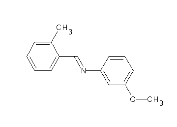 (3-methoxyphenyl)(2-methylbenzylidene)amine