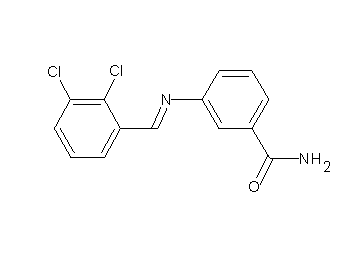 3-[(2,3-dichlorobenzylidene)amino]benzamide