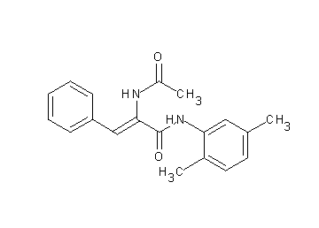 2-(acetylamino)-N-(2,5-dimethylphenyl)-3-phenylacrylamide
