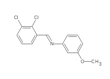 N-(2,3-dichlorobenzylidene)-3-methoxyaniline - Click Image to Close