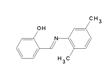 2-{[(2,5-dimethylphenyl)imino]methyl}phenol