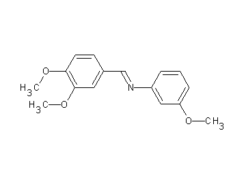 N-(3,4-dimethoxybenzylidene)-3-methoxyaniline