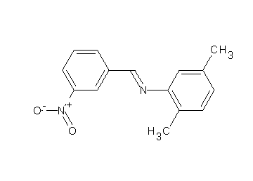(2,5-dimethylphenyl)(3-nitrobenzylidene)amine