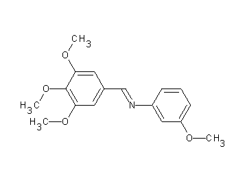 (3-methoxyphenyl)(3,4,5-trimethoxybenzylidene)amine