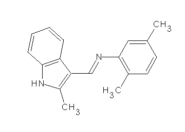 (2,5-dimethylphenyl)[(2-methyl-1H-indol-3-yl)methylene]amine