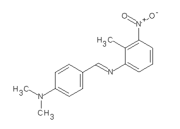 N-[4-(dimethylamino)benzylidene]-2-methyl-3-nitroaniline