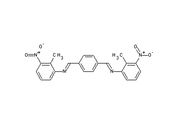 N,N'-[1,4-phenylenedi(methylylidene)]bis(2-methyl-3-nitroaniline)