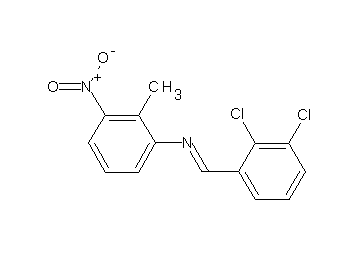 N-(2,3-dichlorobenzylidene)-2-methyl-3-nitroaniline - Click Image to Close