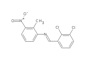 N-(2,3-dichlorobenzylidene)-2-methyl-3-nitroaniline N-(2,3-dichlorobenzylidene)-2-methyl-3-nitroaniline
