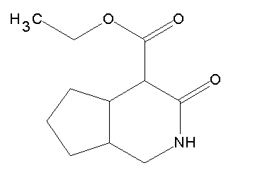 ethyl 3-oxooctahydro-1H-cyclopenta[c]pyridine-4-carboxylate