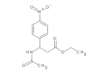 ethyl 3-(acetylamino)-3-(4-nitrophenyl)propanoate