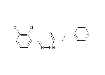 N'-(2,3-dichlorobenzylidene)-3-phenylpropanohydrazide - Click Image to Close