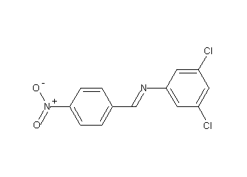 (3,5-dichlorophenyl)(4-nitrobenzylidene)amine (3,5-dichlorophenyl)(4-nitrobenzylidene)amine