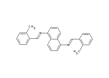 N,N'-bis(2-methylbenzylidene)-1,5-naphthalenediamine
